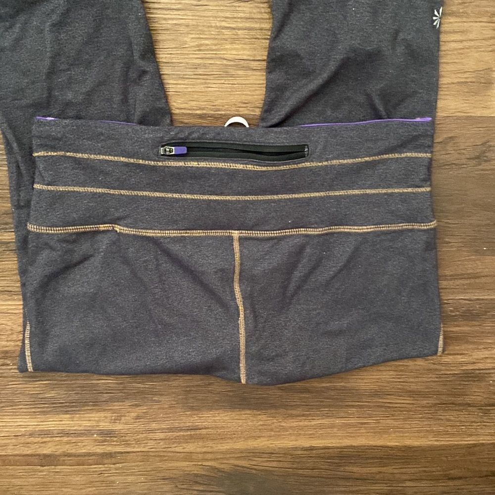 Athleta gray everyday athletic yoga capri leggings small - Picture 4 of 7